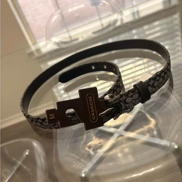 Coach Accessories - Coach Signature Black and Gray Women's Belt